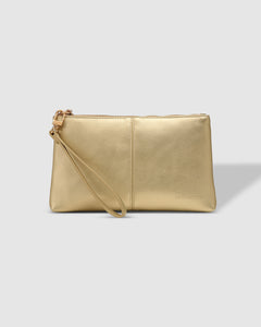 Mimi Metallic Clutch - Gold