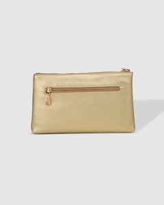 Mimi Metallic Clutch - Gold