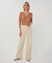 Load image into Gallery viewer, Short Sleeve V-Neck Knit

