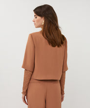Load image into Gallery viewer, Cropped Crepe Blazer
