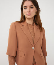 Load image into Gallery viewer, Cropped Crepe Blazer
