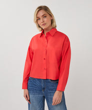 Load image into Gallery viewer, Cropped Cotton Poplin Blouse
