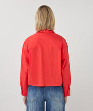 Load image into Gallery viewer, Cropped Cotton Poplin Blouse
