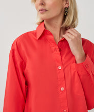 Load image into Gallery viewer, Cropped Cotton Poplin Blouse
