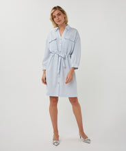 Load image into Gallery viewer, Fine Crinkle Button Up Dress

