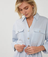 Load image into Gallery viewer, Fine Crinkle Button Up Dress
