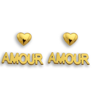 Amore- 2 pair Stud Set