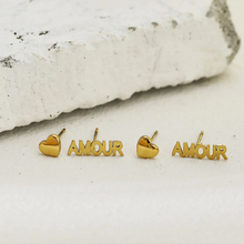 Load image into Gallery viewer, Amore- 2 pair Stud Set
