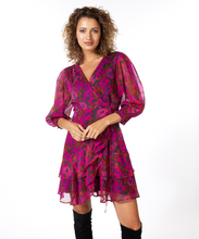 Load image into Gallery viewer, Floral Wilding Wrap Dress
