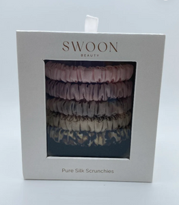 Pure Silk Skinny Scrunchie Set