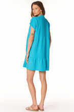 Load image into Gallery viewer, Gauze Tiered Short Sleeve Dress
