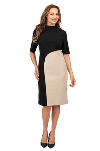Mod Mock Neck Dress