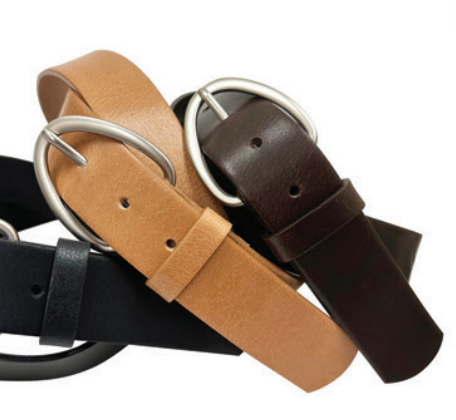 Matte Nickel Buckle Belt