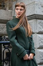 Load image into Gallery viewer, Harper Vintage Flare Coat - Green
