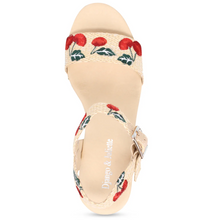 Load image into Gallery viewer, Gossier Wedge Sandal - Cherry
