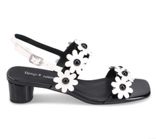 Load image into Gallery viewer, Hatsyl Heeled Sandal - Black and White
