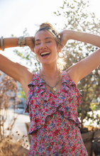 Load image into Gallery viewer, Sleeveless Ruffle Front Maxi Dress
