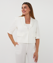 Load image into Gallery viewer, Cropped Crushed Blazer
