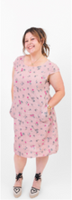 Load image into Gallery viewer, Rose Print Linen Dress
