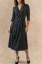 Load image into Gallery viewer, Evelyn Midi Dress - Black
