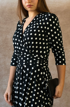 Load image into Gallery viewer, Evelyn Midi Dress - Black
