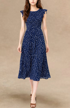 Load image into Gallery viewer, Dominique Midi Dress - Navy
