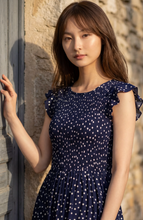 Load image into Gallery viewer, Dominique Midi Dress - Navy
