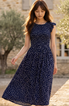 Load image into Gallery viewer, Dominique Midi Dress - Navy

