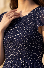 Load image into Gallery viewer, Dominique Midi Dress - Navy
