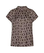 Load image into Gallery viewer, Geometric Blouse - Cacao
