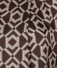 Load image into Gallery viewer, Geometric Blouse - Cacao
