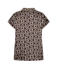 Load image into Gallery viewer, Geometric Blouse - Cacao
