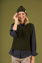 Load image into Gallery viewer, Arthur Knit Vest -Khaki Green
