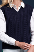 Load image into Gallery viewer, Arthur Knit Vest - Midnight
