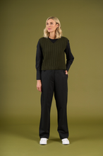 Load image into Gallery viewer, Arthur Knit Vest -Khaki Green
