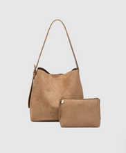 Load image into Gallery viewer, Peyton Shoulder Bag - Suede Honey
