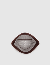 Load image into Gallery viewer, Luka Suede Clutch Crossbody - Chocolate
