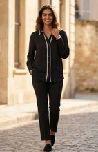 Load image into Gallery viewer, Amelie Contrast Trim Blouse
