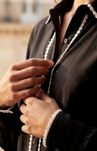 Load image into Gallery viewer, Amelie Contrast Trim Blouse
