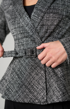 Load image into Gallery viewer, Liverpool Belted Peplum Blazer
