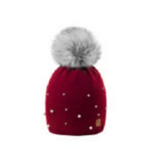 Load image into Gallery viewer, Viki Pearl Pom Toque
