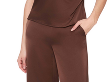 Load image into Gallery viewer, Up! Solid Belize Satin Wide Leg Pant
