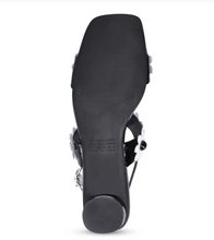 Load image into Gallery viewer, Hatsyl Heeled Sandal - Black and White
