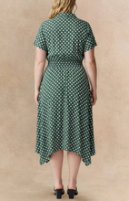 Load image into Gallery viewer, Jacqueline Midi Shirt Dress - Green
