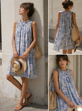 Load image into Gallery viewer, High Neck Sleeveless Dress
