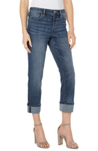 Load image into Gallery viewer, Liverpool Marley Girlfriend Jean with Rolled Cuff
