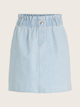 Load image into Gallery viewer, Paperbag Denim Skirt
