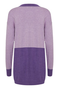 Pimba Long Cardigan - Purple