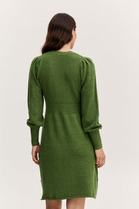 Nonina Rib Dress - Rifle Green