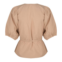 Load image into Gallery viewer, Puff Sleeve Wrap Blouse
